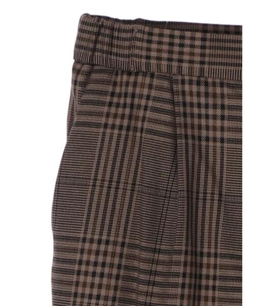 AMERICAN HOLIC（アメリカンホリック）の「サイドゴムチェックストレートパンツ（その他パンツ・レディース・ブラック系その他3/ブラウン系その他4・S/M/L）」の12枚目の写真