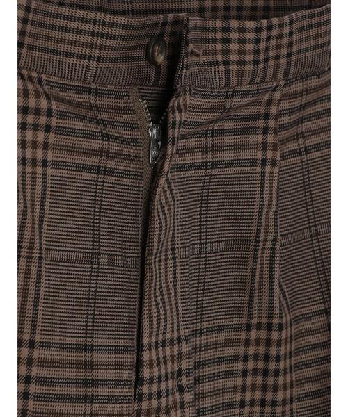 AMERICAN HOLIC（アメリカンホリック）の「サイドゴムチェックストレートパンツ（その他パンツ・レディース・ブラック系その他3/ブラウン系その他4・S/M/L）」の6枚目の写真