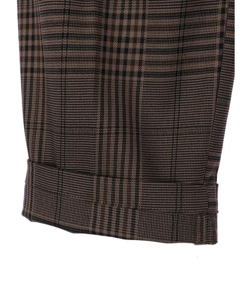 AMERICAN HOLIC（アメリカンホリック）の「サイドゴムチェックストレートパンツ（その他パンツ・レディース・ブラック系その他3/ブラウン系その他4・S/M/L）」の5枚目の写真