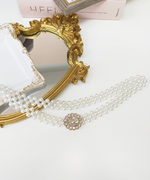 casita(RETRO GIRL)（カシータ）の「パールベルト（ベルト・レディース・A/B/C・FREE）」の3枚目の写真