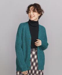 JOHN TULLOCH | <JOHN TULLOCH>モヘヤ Vネックカーディガン(カーディガン/ボレロ)