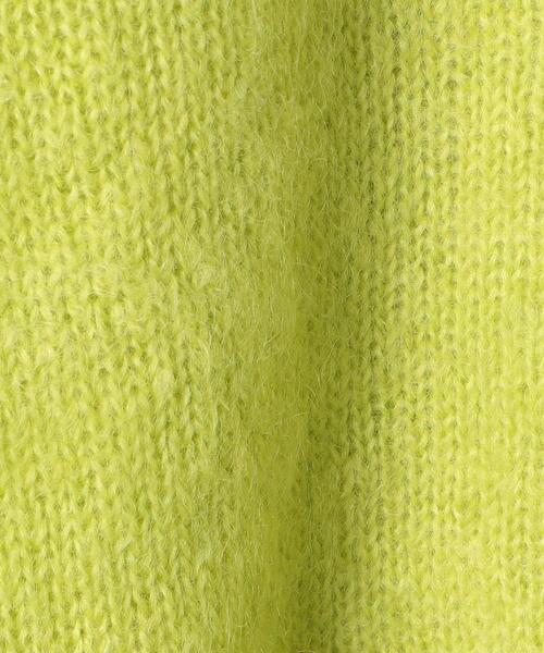 JOHN TULLOCH(ジョンタロック)の「<JOHN TULLOCH>モヘヤ Vネックカーディガン(カーディガン/ボレロ・レディース・レッド/ライム/ダークグリーン・FREE)」の11枚目の写真