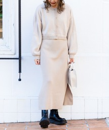 archives | 前後２ＷＡＹヘリンボーンカーディガン＋リブニットワンピース(ワンピース)