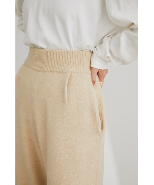 STYLEMIXER（スタイルミキサー）の「リラックスウォームニットパンツ（その他パンツ・レディース・ブラック/ベージュ/グリーン・SMALL/MEDIUM）」の11枚目の写真