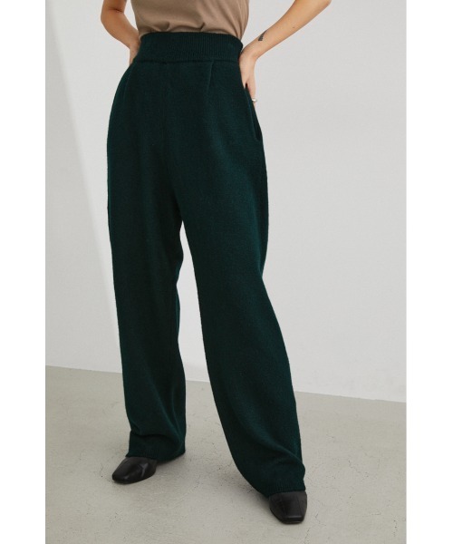 STYLEMIXER（スタイルミキサー）の「リラックスウォームニットパンツ（その他パンツ・レディース・ブラック/ベージュ/グリーン・SMALL/MEDIUM）」の17枚目の写真