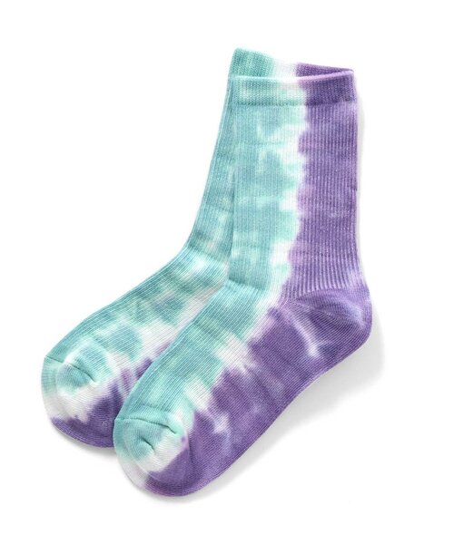 Ampersand（アンパサンド）の「男児タイダイソックス（ソックス/靴下・キッズ・ピンク/ブルー/グリーン・12/15 /18/21）」の2枚目の写真