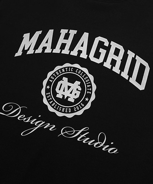 MAHAGRID(マハグリッド)の「【MAHAGRID/マハグリッド】AUTHENTIC SWEATSHIRT / オーセンティック カレッジロゴ スウェットプルオーバー(スウェット・メンズ・ライトグレー/ブラック/ネイビー/グレー/グリーン/クリーム・MEDIUM/LARGE)」の7枚目の写真
