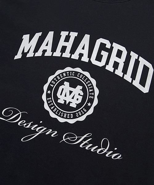 MAHAGRID(マハグリッド)の「【MAHAGRID/マハグリッド】AUTHENTIC SWEATSHIRT / オーセンティック カレッジロゴ スウェットプルオーバー(スウェット・メンズ・ライトグレー/ブラック/ネイビー/グレー/グリーン/クリーム・MEDIUM/LARGE)」の12枚目の写真