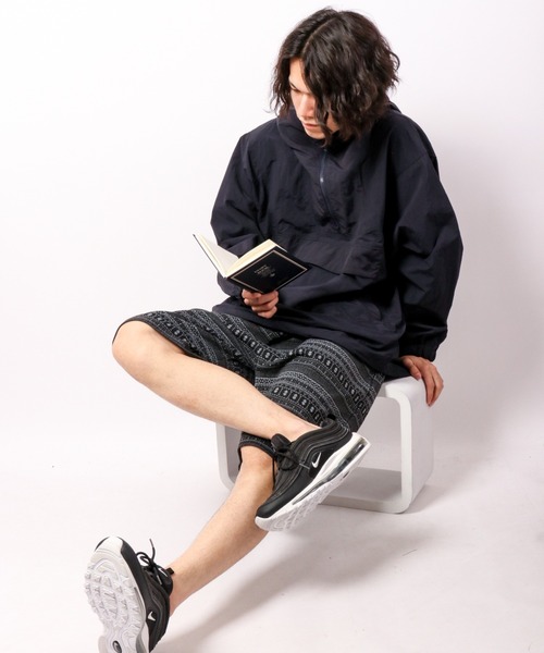POWER TO THE PEOPLE（パワートゥーザピープル）の「【POWER TO THE PEOPLE】MOVING ボーダーショーツ（その他パンツ・メンズ・ブラック/グリーン/ターコイズブルー/ベージュ・M/LL/L）」の12枚目の写真