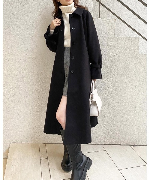 即完売 ANEI クロスオーバーライナーコート ブラック×ゴールド やすかろ
