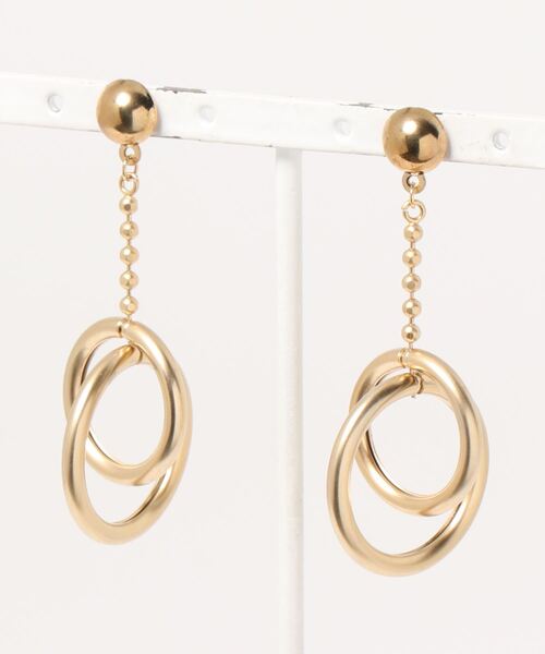 tone(トーン)の「【PetitBonheur accessories】ドーナッツ(MA)(イヤリング・レディース・ゴールド・FREE)」の1枚目の写真