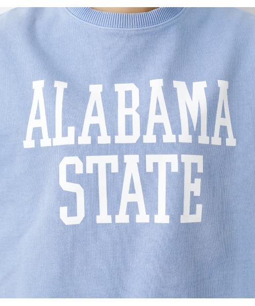 RODEO CROWNS WIDE BOWL（ロデオクラウンズワイドボウル）の「GOOD OLD College Short スウェット（スウェット・レディース・グレー×ホワイト/ブラック/ライトブルー・FREE）」の14枚目の写真