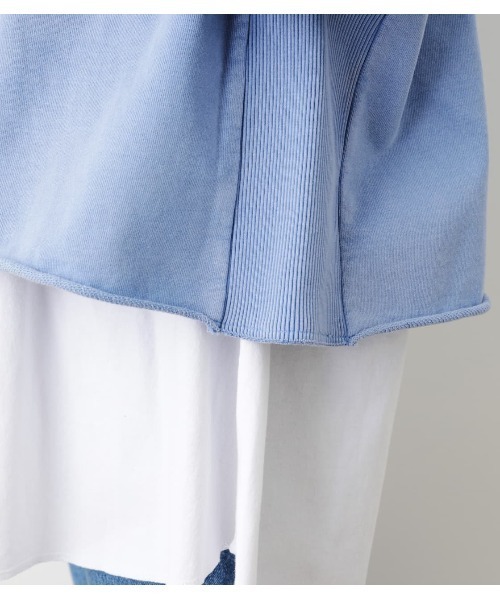 RODEO CROWNS WIDE BOWL（ロデオクラウンズワイドボウル）の「GOOD OLD College Short スウェット（スウェット・レディース・グレー×ホワイト/ブラック/ライトブルー・FREE）」の12枚目の写真