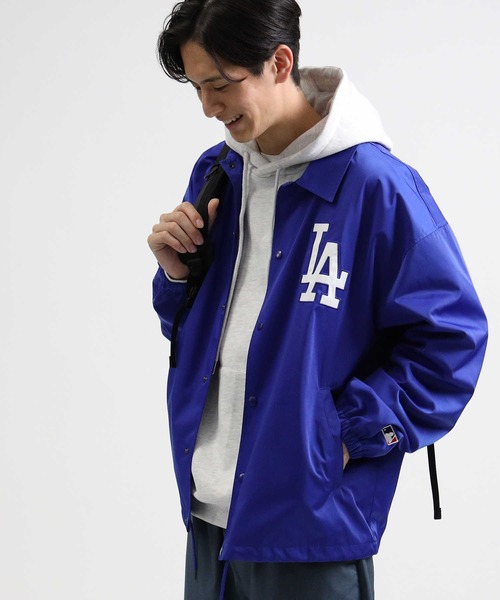 Right-on（ライトオン）の「【MLB】コーチジャケット（その他アウター・メンズ・ブルー/ネイビー/ブラック・M/L）」の16枚目の写真