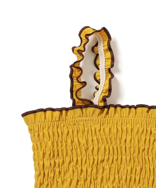 B:MING by BEAMS(ビーミングバイビームス)の「B:MING by BEAMS / シャーリング スイム タンキニ(100~140cm)(水着・キッズ・ピンク系その他/マスタード・130/120/140/110/100)」の15枚目の写真