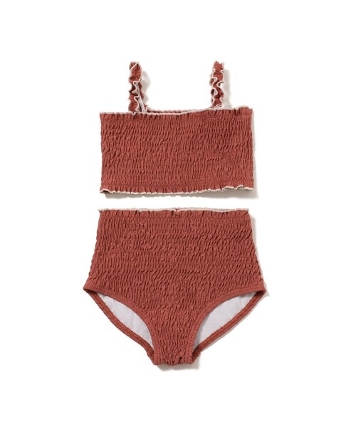 B:MING by BEAMS(ビーミングバイビームス)の「B:MING by BEAMS / シャーリング スイム タンキニ(100~140cm)(水着・キッズ・ピンク系その他/マスタード・130/120/140/110/100)」の19枚目の写真