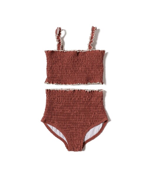 B:MING by BEAMS(ビーミングバイビームス)の「B:MING by BEAMS / シャーリング スイム タンキニ(100~140cm)(水着・キッズ・ピンク系その他/マスタード・130/120/140/110/100)」の20枚目の写真