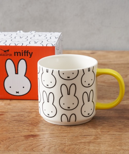 BIRTHDAY BAR(バースデイバー)の「MIFFY MUG マグカップ(グラス/マグカップ/タンブラー・レディース・ブルー/イエロー・フリー)」の2枚目の写真