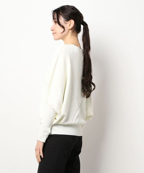 margaux（マルゴー）の「【KATHARINE ROSS】margaux ボリュームスリーブカラーニットプルオーバー（ニット/セーター・レディース・ホワイト/イエロー/ブルー・MEDIUM）」の4枚目の写真
