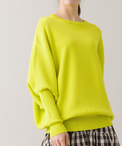 margaux（マルゴー）の「【KATHARINE ROSS】margaux ボリュームスリーブカラーニットプルオーバー（ニット/セーター・レディース・ホワイト/イエロー/ブルー・MEDIUM）」の3枚目の写真