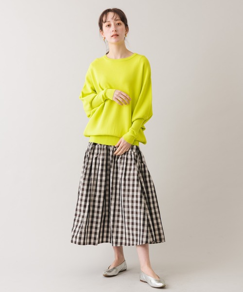 margaux（マルゴー）の「【KATHARINE ROSS】margaux ボリュームスリーブカラーニットプルオーバー（ニット/セーター・レディース・ホワイト/イエロー/ブルー・MEDIUM）」の18枚目の写真