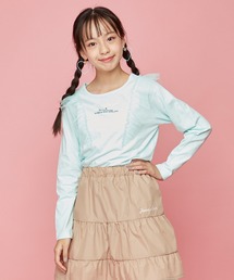 JENNI love（ジェニィラブ）の「チュールフリルロンT（Tシャツ/カットソー・キッズ）」