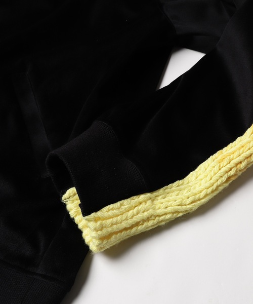 amok（アモク）の「KNIT TRACK JACKET（ジャージ・メンズ・グレー/ブラック・L/M/S）」の9枚目の写真