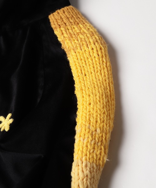 amok（アモク）の「KNIT TRACK JACKET（ジャージ・メンズ・グレー/ブラック・L/M/S）」の10枚目の写真