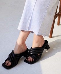 FIG&VIPER | クロスボリュームデザインヒールサンダル(サンダル)