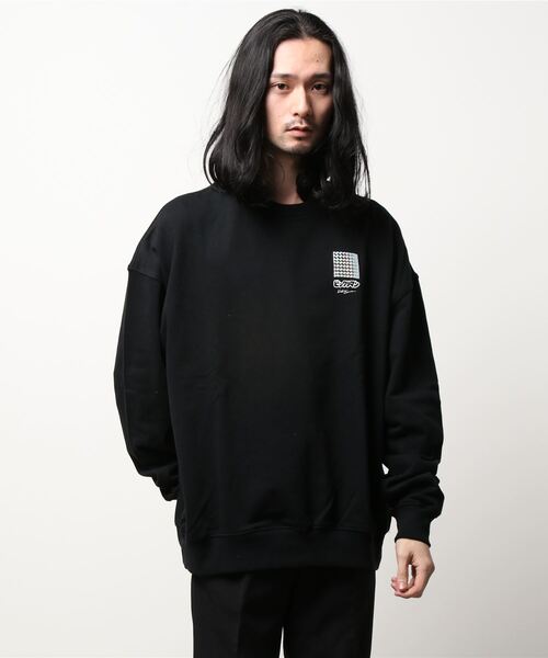 L.H.P Private Brand(エルエイチピープライベートブランド)の「COMMONBASE/コモンベース/【BIKKURIMAN×Kosuke KAWAMURA】ビックリマン クルーネックスウェット(スウェット・メンズ・ブラック/グレー・MEDIUM/LARGE/X-LARGE)」の2枚目の写真