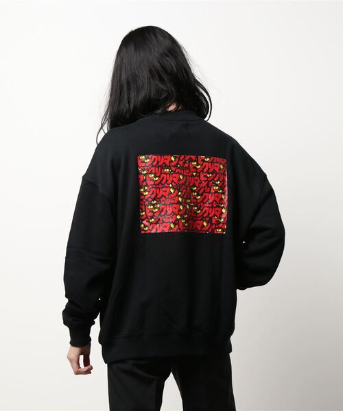 L.H.P Private Brand(エルエイチピープライベートブランド)の「COMMONBASE/コモンベース/【BIKKURIMAN×Kosuke KAWAMURA】ビックリマン クルーネックスウェット(スウェット・メンズ・ブラック/グレー・MEDIUM/LARGE/X-LARGE)」の5枚目の写真