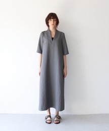 diamond quilting dress(ダイヤモンドキルティングVネックワンピース)
