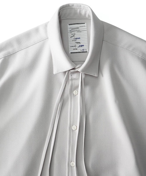 SHAREEF(シャリーフ)の「SIDE SLIT S/S SHIRTS(シャツ/ブラウス・メンズ・ブラック/グリーン/ホワイト系その他・1/2/3)」の11枚目の写真