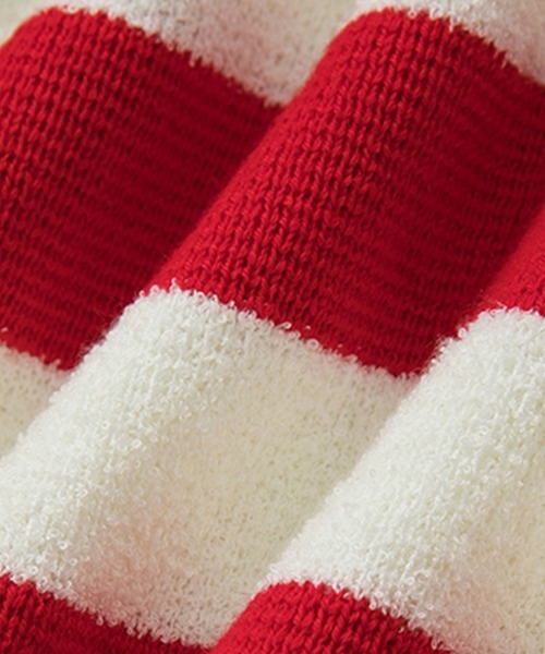 Fano Studios(ファノ ストゥディオズ)の「【Fano Studios】Pile french border skipper tops FC22S174(ニット/セーター・レディース・レッド/ブラック・S/M/L)」の22枚目の写真