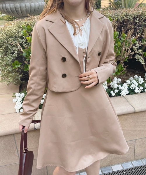 apres jour ツイードミニワンピース ジャケット apres jour×Miridy