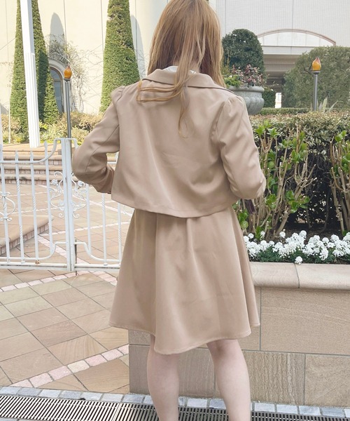 apres jour(アプレジュール)の「【セットアップ可能】ショートジャケット【ZOZOTOWN限定アイテム】(テーラードジャケット・レディース・ブラウン系その他/ベージュ/モカ/ベージュ系その他・フリー/X-LARGE)」の9枚目の写真