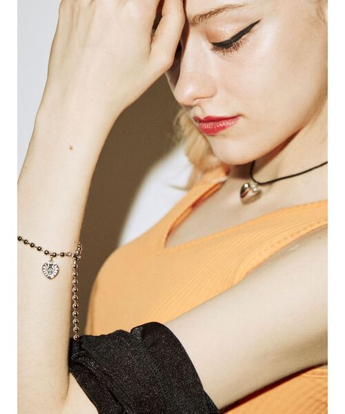 jouetie(ジュエティ)の「JOURNEY ハートボールチェーンブレスレット(ブレスレット・レディース・シルバー/ゴールド・FREE)」の1枚目の写真