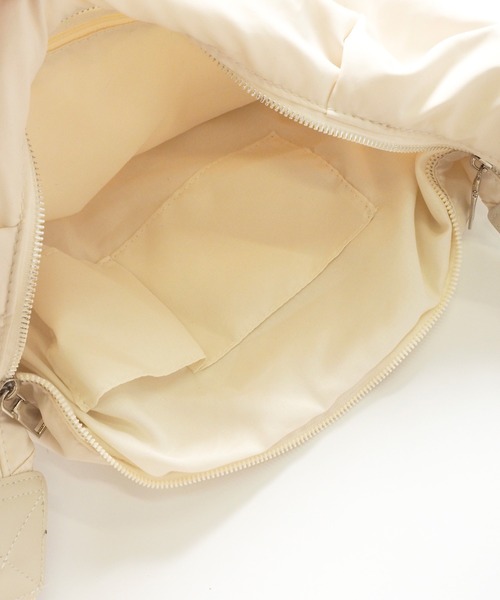 Crisp（クリスプ）の「パフショルダーバッグ（ショルダーバッグ・レディース・ブラック/アイボリー/ブラウン/カーキ/ベージュ・FREE）」の19枚目の写真