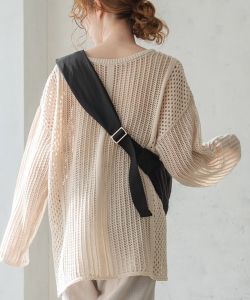 Crisp（クリスプ）の「パフショルダーバッグ（ショルダーバッグ・レディース・ブラック/アイボリー/ブラウン/カーキ/ベージュ・FREE）」の8枚目の写真