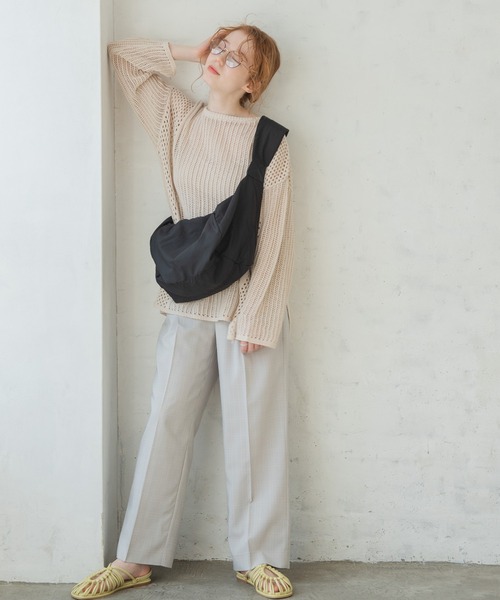 Crisp（クリスプ）の「パフショルダーバッグ（ショルダーバッグ・レディース・ブラック/アイボリー/ブラウン/カーキ/ベージュ・FREE）」の6枚目の写真