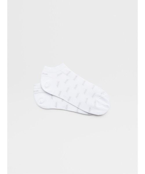 ZEGNA（ゼニア）の「Iconic Triple X コットン混紡 スニーカーソックス（ソックス/靴下・メンズ・ブラック/ホワイト・24-26cm (M)）」の2枚目の写真