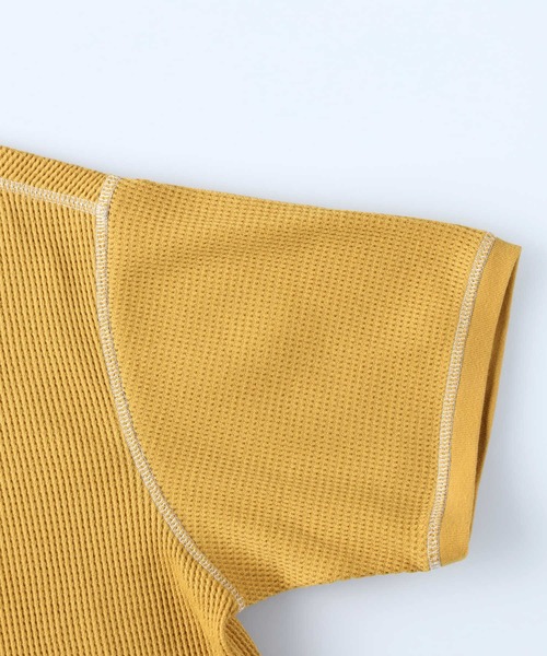 Lee(リー)の「【Lee】ワッフルTシャツ(Tシャツ/カットソー・レディース・イエロー・M/L)」の8枚目の写真