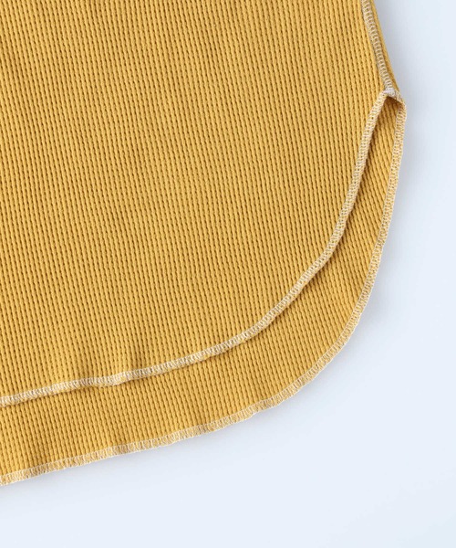 Lee(リー)の「【Lee】ワッフルTシャツ(Tシャツ/カットソー・レディース・イエロー・M/L)」の9枚目の写真