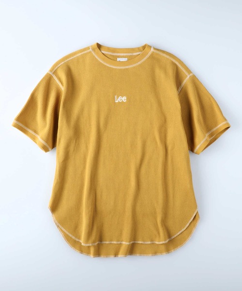 Lee(リー)の「【Lee】ワッフルTシャツ(Tシャツ/カットソー・レディース・イエロー・M/L)」の10枚目の写真