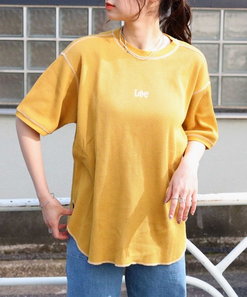 tシャツ Lee / HEAVY WAFFLE CREW レディース Ray BEAMS（レイ ビームス）Lee / HEAVY WAFFLE CREW（Tシャツ