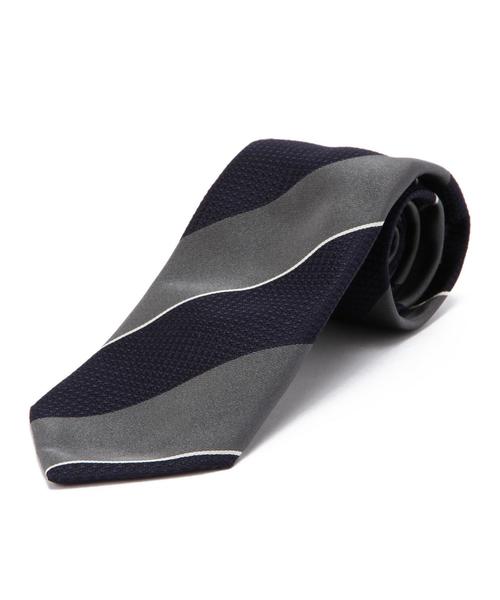 UNITED ARROWS(ユナイテッドアローズ)の「<Nicky(ニッキー)>2015SS GARZA ST TIE 3(ネクタイ・メンズ・ダークグレー/イエロー・フリー)」の1枚目の写真