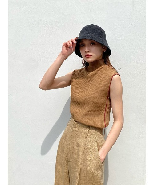 TODAYFUL（トゥデイフル）の「ハイネックリブタンクトップ