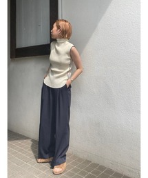 todayful ハイネックリブニット TODAYFUL（トゥデイフル）の「ハイネックリブタンクトップ
