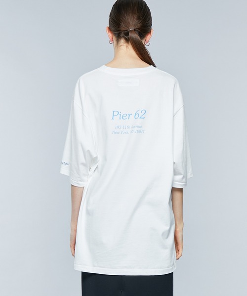 JANESMITH(ジェーンスミス)の「【JANE SMITH(ジェーンスミス)】PIER62ショートスリーブTシャツ 22SCT-#133S-SN(Tシャツ/カットソー・レディース・ホワイト/ブラック・SMALL)」の6枚目の写真