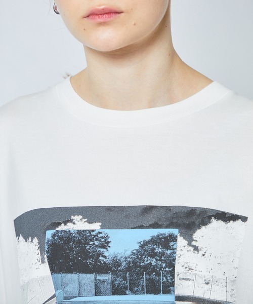 JANESMITH(ジェーンスミス)の「【JANE SMITH(ジェーンスミス)】PIER62ショートスリーブTシャツ 22SCT-#133S-SN(Tシャツ/カットソー・レディース・ホワイト/ブラック・SMALL)」の7枚目の写真